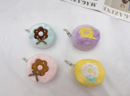 Donut Plush Coin Purse