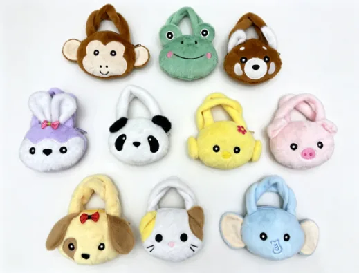 Thirteen-Style Animal Plush Crossbody Bag